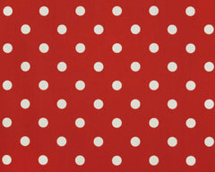 Polka Dot American Red-100% Polyester