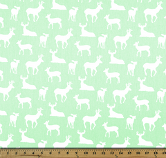 Twill-Deer Silhouette Mint