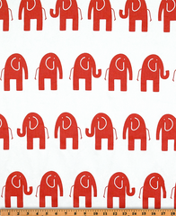 Twill-Ele White/Coral