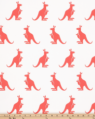 Twill-Kangaroo White/Coral