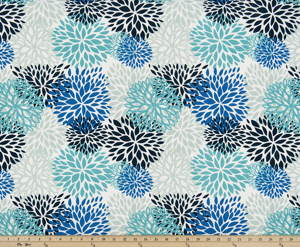 Blooms Blue Vista-100% Polyester