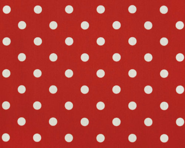 Polka Dot American Red-100% Polyester