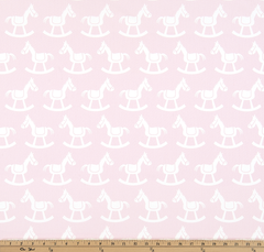 Twill-Rocking Horse Bella/White