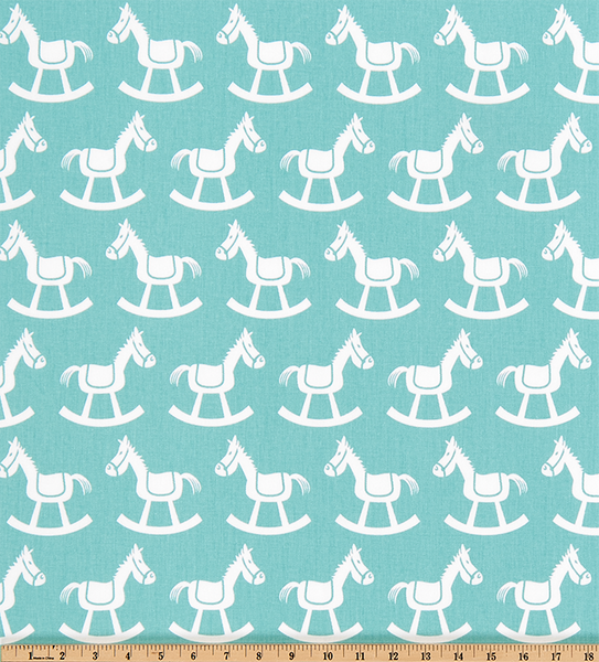 Twill-Rocking Horse Canal/White