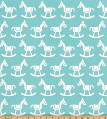 Twill-Rocking Horse Canal/White