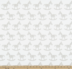 Twill-Rocking Horse White/French Gray