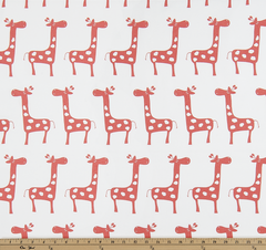 Twill-Stretch White/Coral