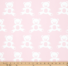 Twill-Teddy Bella/White