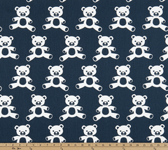 Twill-Teddy Premier Navy/White