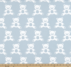 Twill-Teddy Weathered Blue/White