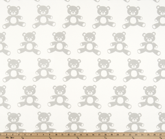 Twill-Teddy White/French Gray