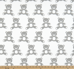 Twill-Teddy White/Storm