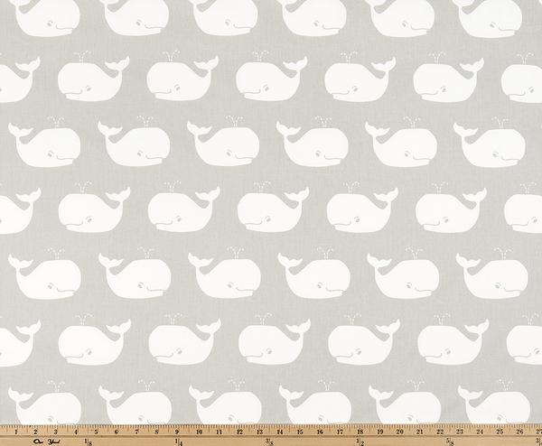 Twill-Whale Tales French Gray/White