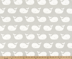 Twill-Whale Tales French Gray/White