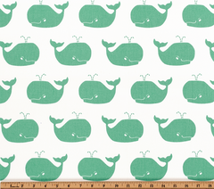 Twill-Whale Tales White/Canal