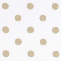 Polka Dot-White/Athena Gold (Metallic)